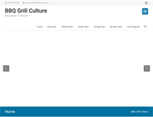 Tablet Screenshot of bbqgrillculture.com